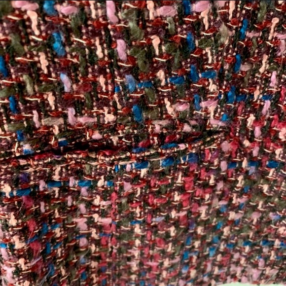 JM Collection Multicolor Boxy Tweed Jacket - Picture 4 of 6